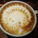 라떼커피 이미지