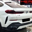 X6 M60i 블랙팁 + X6 LCI 퍼포먼스 스타일 블랙유광 그릴 작업 이미지