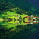 호수풍경 이미지