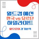 요르단전 하이라이트 영상 및 경기 분석 입니다. 이미지