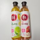 다이어트 음료로 홍초? 저당 레드애플, 레몬라임 성분 칼로리 맛비교.