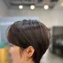 순천 조곡동 미용실 워톡스펌 후기, 숏컷에 물광연화로 완성한 C컬펌