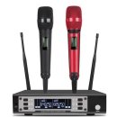 UHF 장거리 듀얼 채널 핸드헬드 전문 무선 마이크 시스템, 스피커용 EW135G4, 무대 공연 다이나믹 이미지