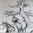 문인화(수묵화) 이미지