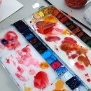 수채화로 그리는 디저트 이미지