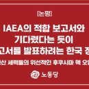 (개미뉴스) 노동당, 일본 후쿠시마 오염수 방류 보고서 관련해 국제원자력기구(IAEA)와 윤석열 정부 비판 이미지