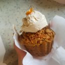 비건 베이커리 당근 컵케이크 이미지