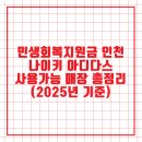 대산스포츠나이키만수점 | 민생회복지원금 인천 나이키 아디다스 사용가능 매장 총정리 (2025년 기준)