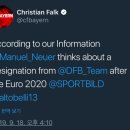 [크리스티안 폴크] 마누엘 노이어는 유로 이후 국가대표팀 은퇴에대해 생각하고 있다. 이미지