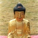 월정사 소장 불상-이조여래좌상 이미지