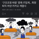 ‘구조조정 바람’ 증폭 IT업계… 희망퇴직 꺼낸 카카오 계열사 이미지