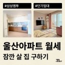 울산 아파트 월세로 잠시 머물 숙소 찾고 있다면 삼삼엠투 단기임대 추천!