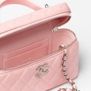 4854 | [샤넬] 25B 체인 코스메틱 케이스｜베니티 백 블랙 은장 실물 리뷰 (AP4854-B21489-U2360)