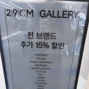 갤러리더유 | 판교 현백 29cm 갤러리 할인(29갤러리) 피팅후기(더미튼,유라고,르엘,폴뉴아)