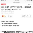 중국 `LCD 치킨게임` 공세에...삼성·LGD 실적 곤두박질 이미지