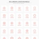Linear premade logos collection 이미지