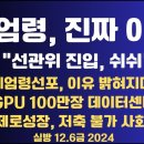 계엄령,진짜 이유/선관위 진입 왜?/김용현 장관, 명확히 밝히다/계엄령 특이사항/GPU 100만장 센터 등장...12.6금 공병호TV 이미지