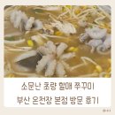 부산 동래 온천장 소문난초량할매쭈꾸미 본점 내돈내산 방문 후기