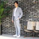 여름용 수트 남성 풀셋업 코디 SK 스토아 인디코드 모션스트레치 썸머 수트 3종 성훈처럼