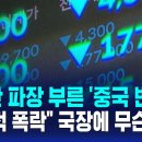 엄청난 파장 부른 '중국 반도체'.."역사적 폭락" 국장에 무슨 일이 / SBS 8뉴스 이미지