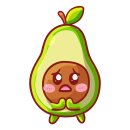 cute-avocado-sticker 이미지