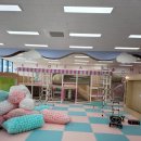 카페스크린 | 키즈카페 빔프로젝터 전동 노출 스크린 설치 후기