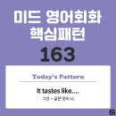 [중급편 163] 'It tastes / like ~'(그건 ~ 같은 맛이 나) 이미지