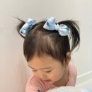 리본 | 리본헤어핀 추천 꼬블링kkobling 더블 블루 리본핀 후기