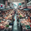 충무골프랜드 | 통영 동원로얄cc 바닷가 중앙시장에서 충무김밥 맛집 투어도 함께하세요