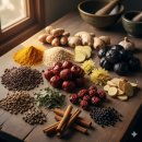 🌿 항산화 성분이 풍부한 발효 청온환 재료별 주요 효능 이미지