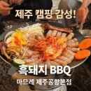 마므레제주공항 | 제주 도심 속 캠핑 분위기에서 바베큐 즐기기 ! '마므레 제주공항본점' 이용 후기