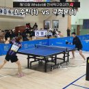 [은혜TV]제10회 Whidot배 전국탁구최강전 | 이수진(1)vs 구정운(1) | Korean tabletennis game! 이미지