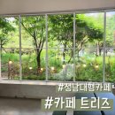 카페 트리즈 ㅣ 숲 뷰가 예쁜 성남 대형카페 후기