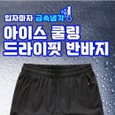 아이스 쿨링 드라이핏 반바지 이미지