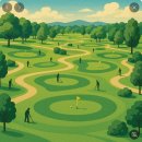 청도군파크골프장 이미지