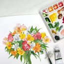 물빛 수채화 화실 이미지