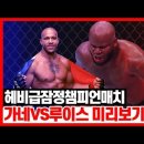 데릭 루이스 vs 시릴 가네 헤비급 잠정 챔피언 매치 프리뷰 이미지