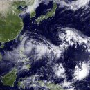 북상중인 두개의 태풍 8월초 한반도 직.간접영향권에 놓여질듯. 이미지