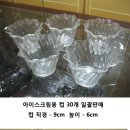 (판매완료) 이쁜 아이스크림 컵 30개 미사용품 이미지