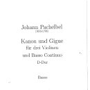 Pachelbel / Canon per 3 ciolini e Basso, basso 이미지