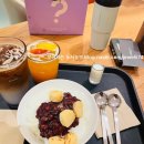(투썸플레이스메뉴) 투썸팥빙수+흑임자라떼+투썸피치블랙티