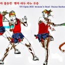 시사만평: 시사만평 뉴스 [32] US 오픈 2021 여자 결승전 – 뉴스부산 컬처 저널리스트 최철주 만평 & 만화가 최철주, 웹툰뉴스 이미지