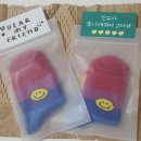 색동어린이집 | 미우유지 GGRN 아동용 베베 색동 스마일 양말 어린이집 구디백 추천