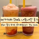 요거트젤리 | 메가커피 신메뉴 복숭아 퐁당 요거트 스무디와 포도 녹차 젤리 크러쉬 가격 칼로리 내돈내산 후기