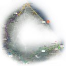창락제5농로 | 백두대간 종주 33-26구간, 삽당령~대관령 / 석두봉에서 마주보는 안반덕 풍력발전기