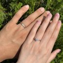 주얼리샵디 | [🤍W-9] 웨딩밴드 수령💍 :: 소그노주얼리 수령 후기 | 꽃봉오리 다이아 5부 변경 향기빛 웨딩밴드
