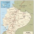 에콰도르 지도 이미지