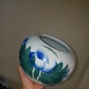 청화도자기 손그림 이미지