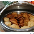 보라카이 엠버서더 리조트의 조식뷔페 이미지