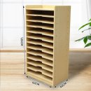 정리수납 교실 | 자연스럽게 정리되는 공간의 품격 원목 스케치북장 지류함